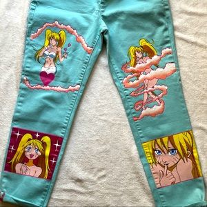 Custom Painted Naruto Sexy Justu Jeans